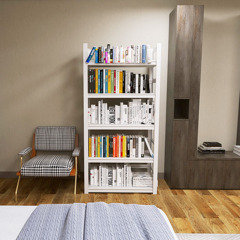 Steel Bedroom Kitchen Shelve Briefs children's book Painted Shelf Multilayer Floor Containing Iron Art Bookshelves Bracket