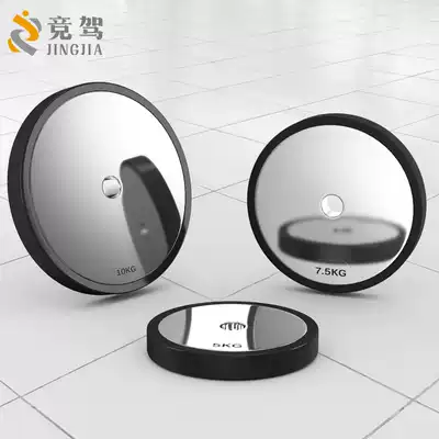 Environmental protection package pure steel electroplated dumbbell clearance treatment 2 5cm small hole 2 5 10kg single barbell piece