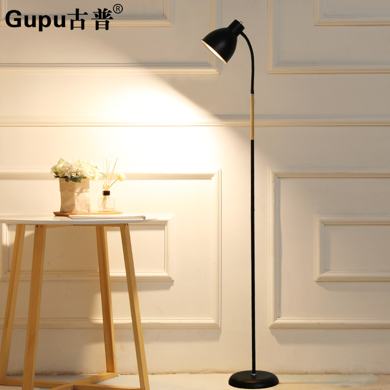 Floor Lights Simply modern Nordic Creative Living Room Bedroom Bedroom Living Bed Vertical LED Read the floor lamp