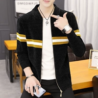 Xuân 2019 nam mới phiên bản Hàn Quốc áo len nam len xu hướng áo len đẹp trai trên quần áo mỏng - Cardigan cardigan nam