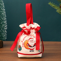 Christmas bag Christmas Eve apple packaging gift box childrens small gift portable candy bag canvas apple bag