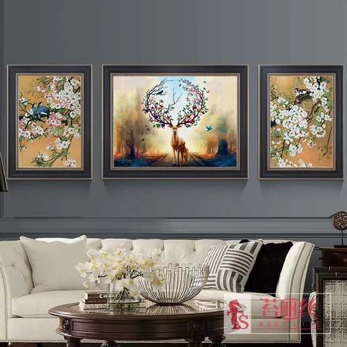 Бриллиантовая живопись, полная бриллиантовой европейской гостиной Санлиан Фортуна Фортуна Цветок Цветок Цветок Цветок