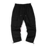 Японские штаны для отдыха, на шнурках, свободный прямой крой, оверсайз, осенние