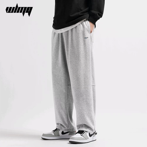 Весенние штаны, свободный крой, на шнурках