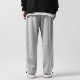 Весенние штаны, свободный крой, на шнурках