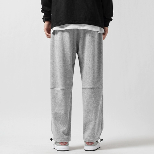 Весенние штаны, свободный крой, на шнурках