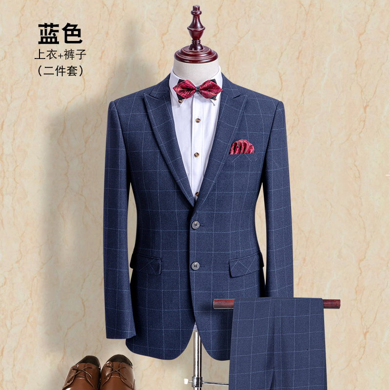 Suit phù hợp với đẹp trai chú rể cưới đám cưới phù hợp với đám cưới người đàn ông ba mảnh thông thường doanh nghiệp sửa chữa theo phong cách Anh trang phục chính thức