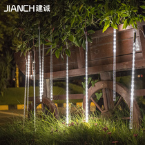 Meteor sleet light flashing lights flashing lights Full Star Outdoor waterproof brightening hanging trees Decorative Tree Lights Hanging Lights