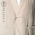 Không khí trái tim tuyệt vời 2016 quần áo nam mới bằng vải cotton và vải lanh retro nằm mùa đông giản dị Tang phù hợp với trang phục dân tộc 57C trang phục dân tộc các nước Trang phục dân tộc