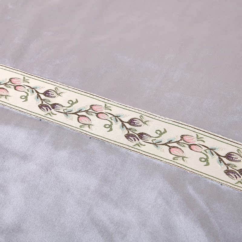 Của sự sang trọng và vẻ đẹp bedspread denim cao cấp phong cách châu Âu nhung có thể được tùy chỉnh bán kính của Ý đầu hình thang điều trị đầu khử trùng - Trang bị tấm ga bọc giường spa