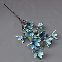 Shu Jinghui new product high-quality simulation magnolia flower art indoor living room table bottle flower arrangement single magnolia