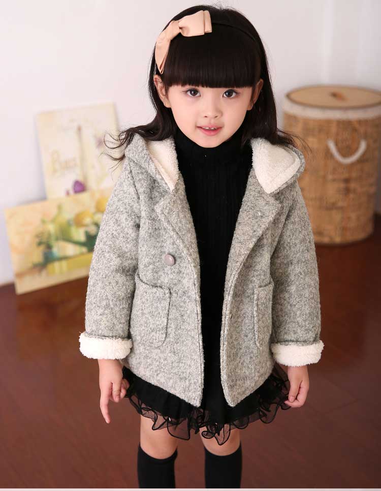 Manteau pour fille en laine - Ref 2162185 Image 6