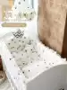 Custom ins wind newborn baby bed products Baby splicing bed Cotton bed product kit Bed perimeter anti-collision removable and washable