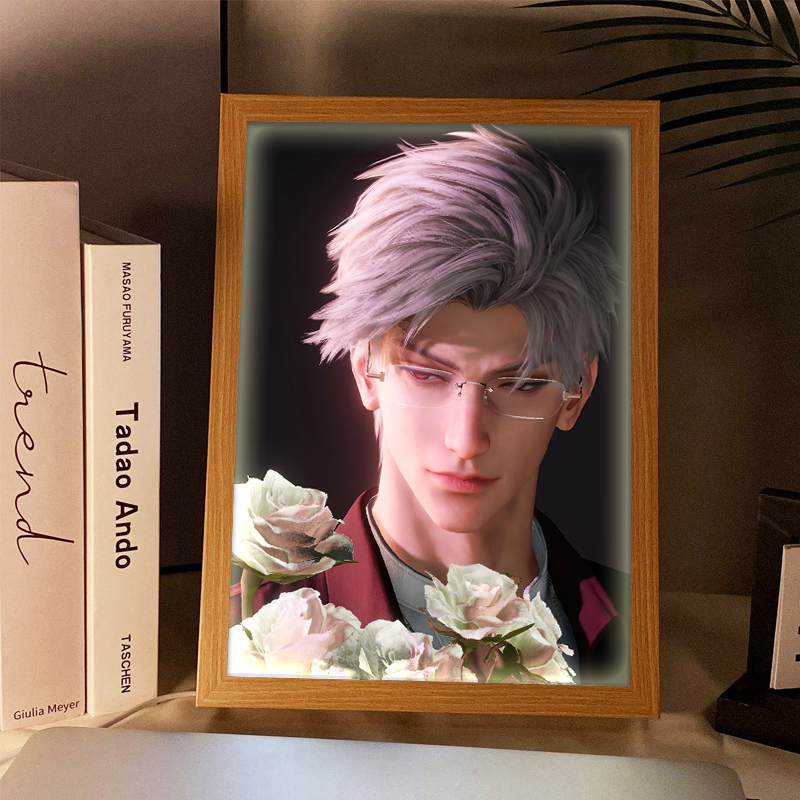 Love and Deep Space Light Painting Qin Ce Merchandise: Picture Frames, Figurines, Speaker Stands, Wall Hangings, Night Lights, Photo Frames, Decorative Lights