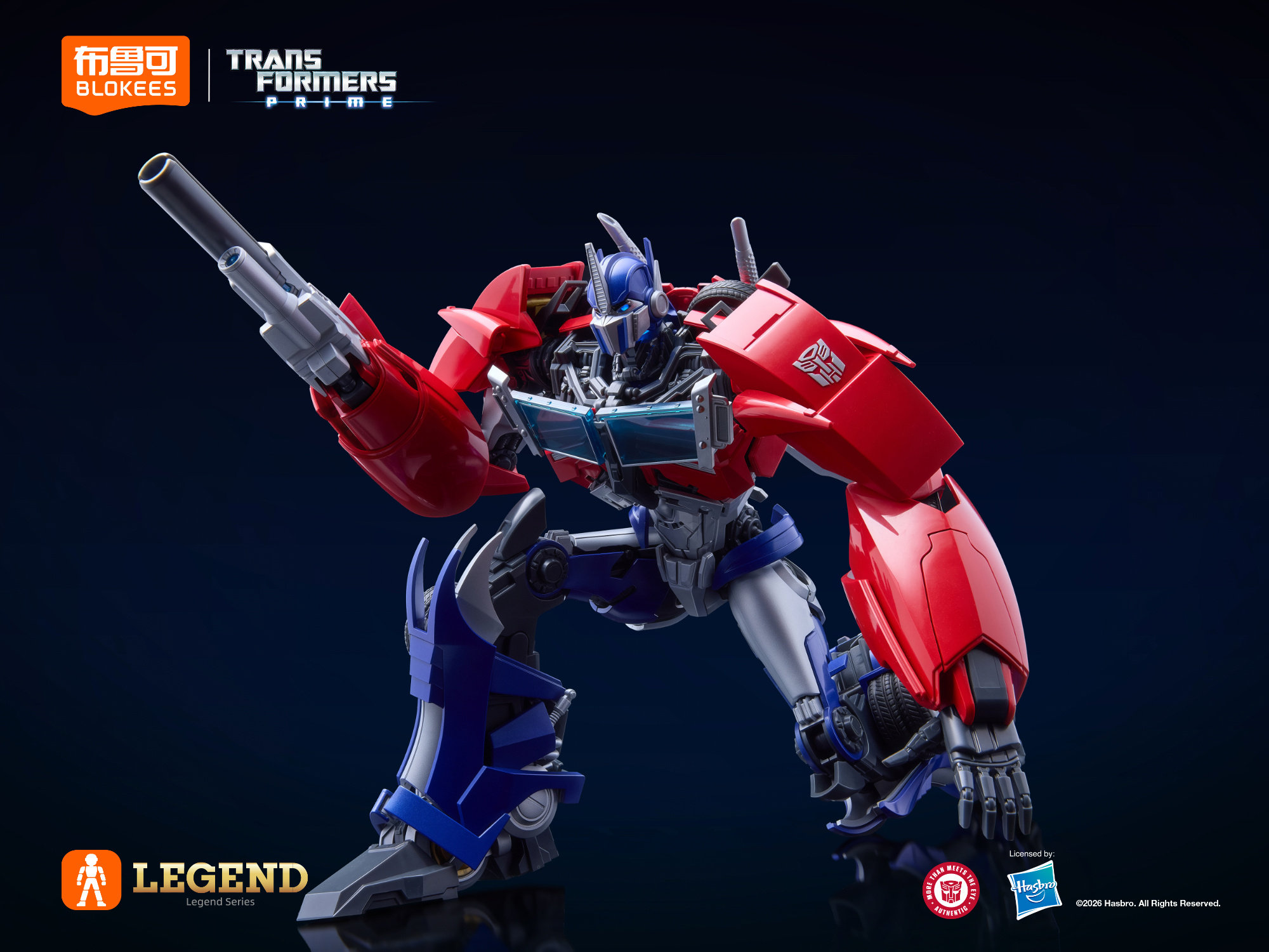 Blokees Transformers Legend Prime Optimus Prime Megatron Mecha Block Figur Desktop-Deko Sammlerstück Spielzeug Geburtstags- und Feiertagsgeschenk – Detail 9