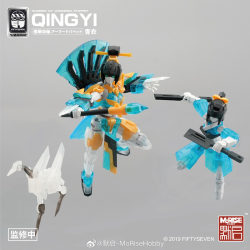 Assembled Model Mokei Puppet Squad - Qingyi Kemo National Creation Mecha 1/24 Flower Maiden Female Mecha