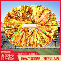 Flower-ball cheerleaders take a flower dance performance Props Square Dancing the Colorful Ball Dancing handle rocking the student Lara