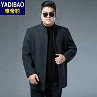 Áo gió len kích thước lớn cộng với phân bón để tăng áo khoác len nam trung niên mùa thu và áo khoác nam mùa đông - Áo khoác đôi áo khoác cặp couple tx