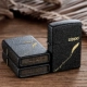 Sơn zippo chính hãng màu đen cá nhân tùy chỉnh Mỹ gốc dầu hỏa nhẹ hơn mờ sương gió zppo chữ - Bật lửa