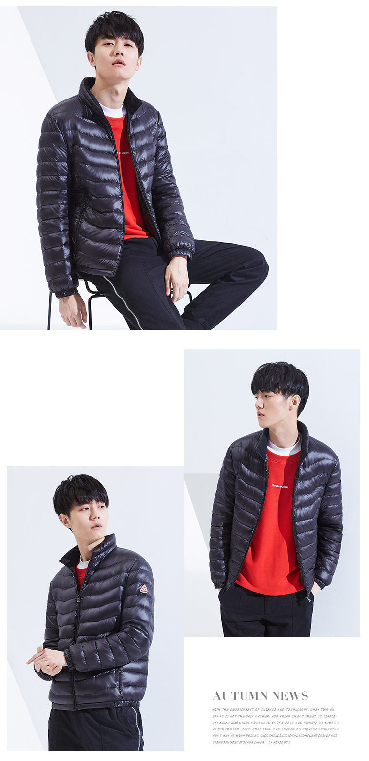 Blouson homme BOSIDENG    en Nylon - Ref 3122282 Image 34
