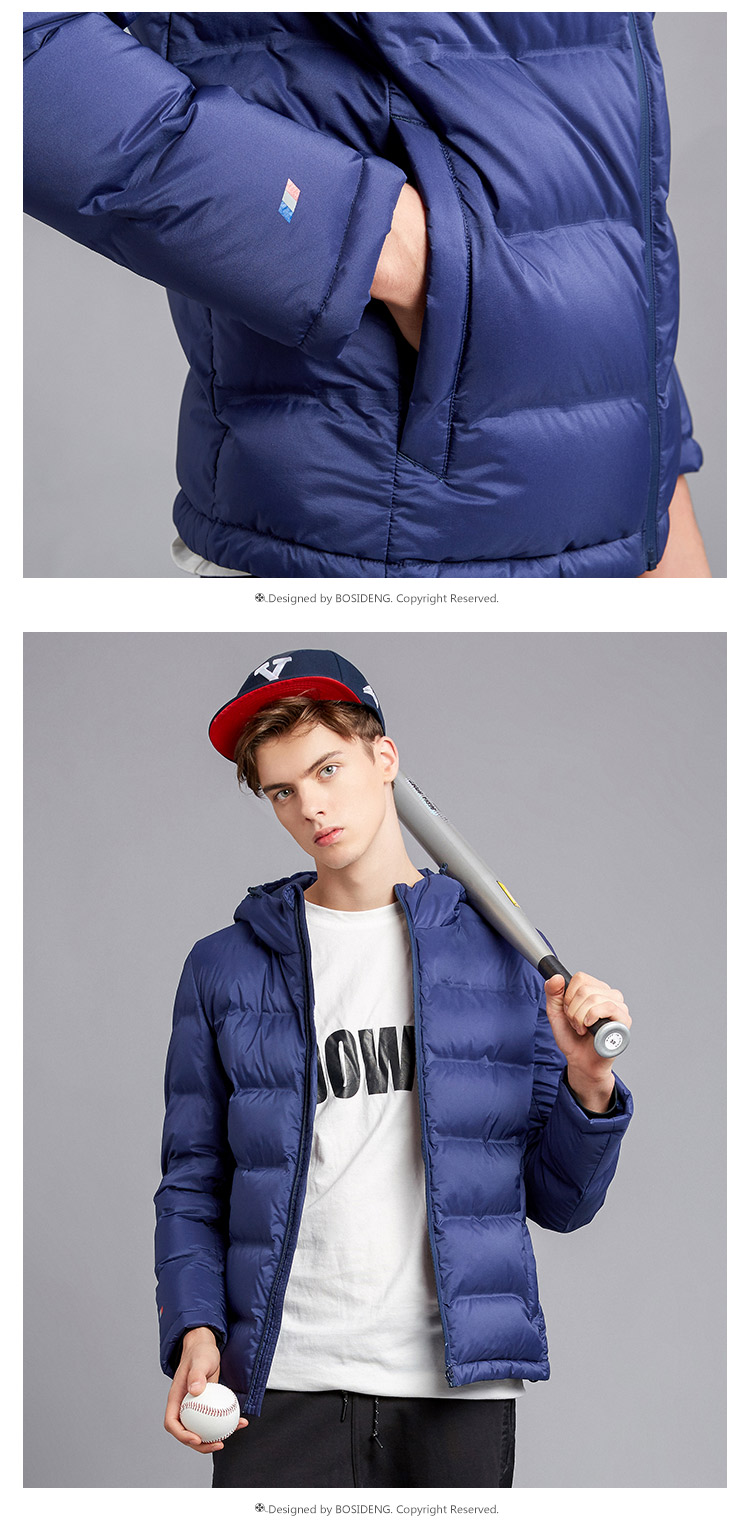 Blouson homme BOSIDENG    en Nylon - Ref 3120259 Image 20