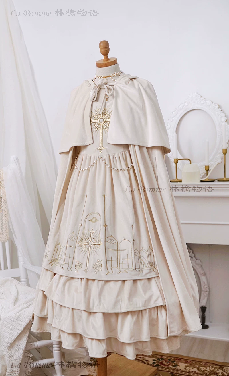 [LaPomme-林檎物语-双层斗篷-Lolita-披风-斗篷-新品新款推荐]