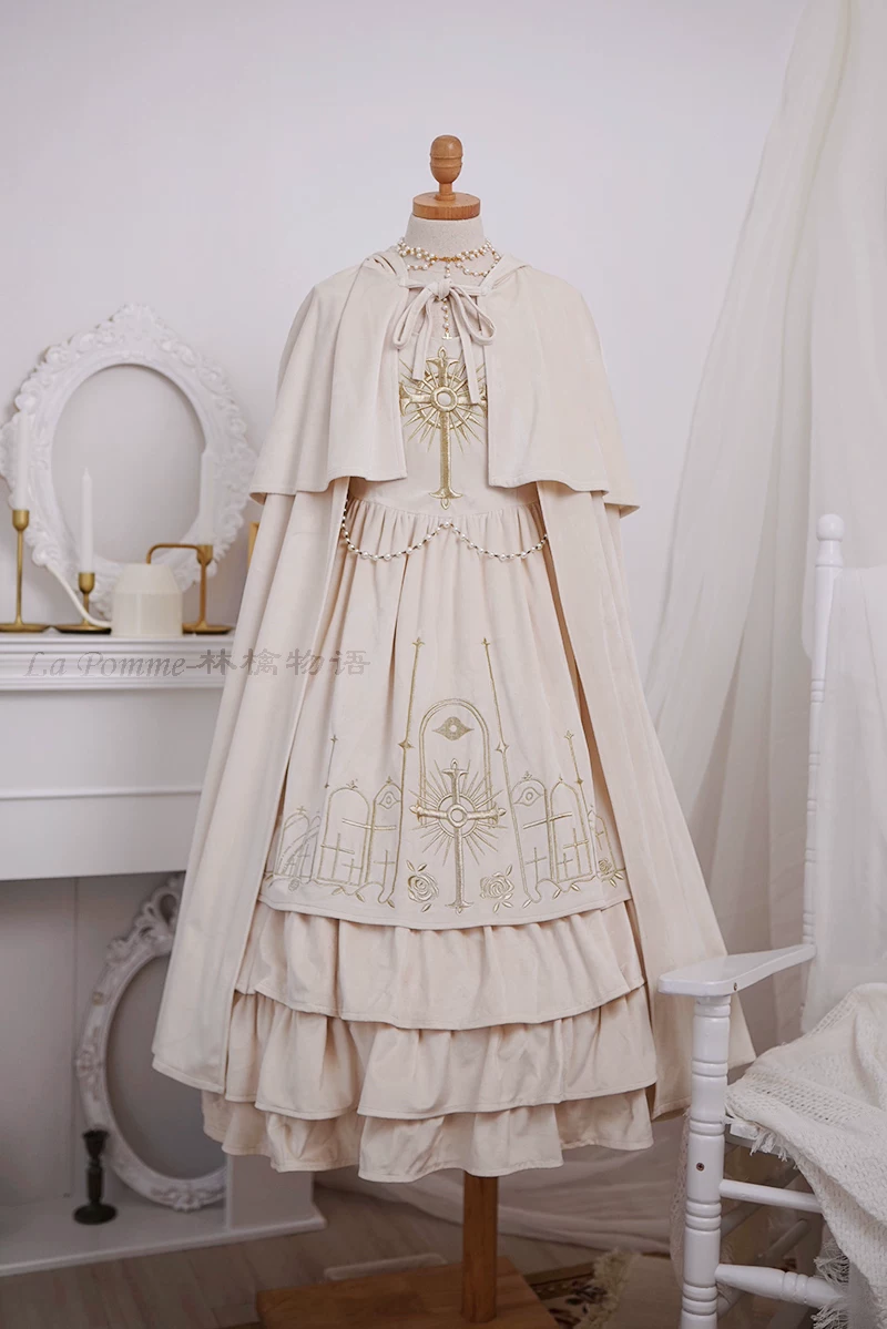 [LaPomme-林檎物语-双层斗篷-Lolita-披风-斗篷-新品新款推荐]