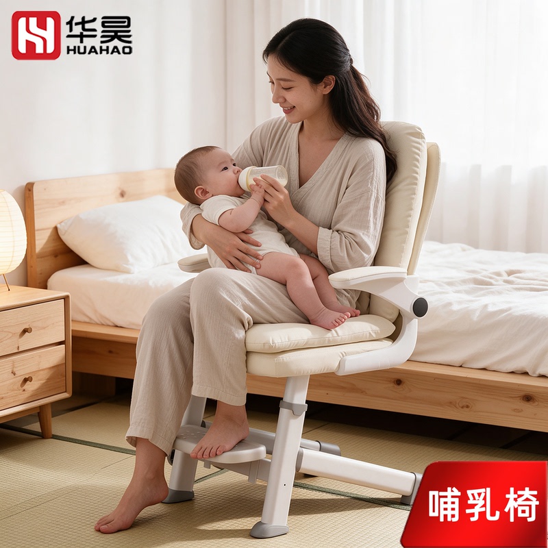 Nursing Chair with Armrests and Backrest, Breastfeeding Chair, Pregnancy Support Chair, Comfortable for Long Sitting, Special Footrest Stool Nursing Chair with Armrests and Backrest, Breastfeeding Chair, Pregnancy Support Chair, Comfortable for Long Sitting, Special Footrest Stool