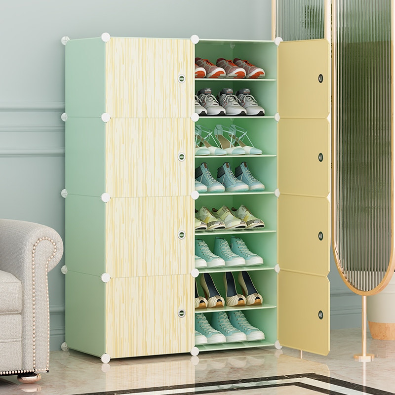 Shoe rack Sub-dust Easy Home New 2021 Burst Large Capacity Indoor Rental Room Good Looking Economy Shoes Cabinet
