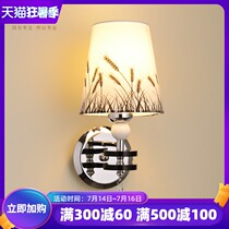 Wall lamp Bedroom living room modern simple aisle Hotel decoration background wall hanging lamp household wedding room warm