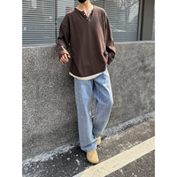 Кофейный лонгслив