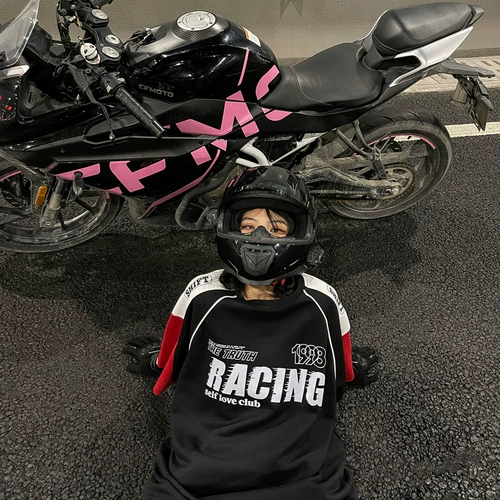 Ретро футболка с коротким рукавом, гоночный автомобиль, трендовая летняя одежда для влюбленных, в американском стиле, 320G