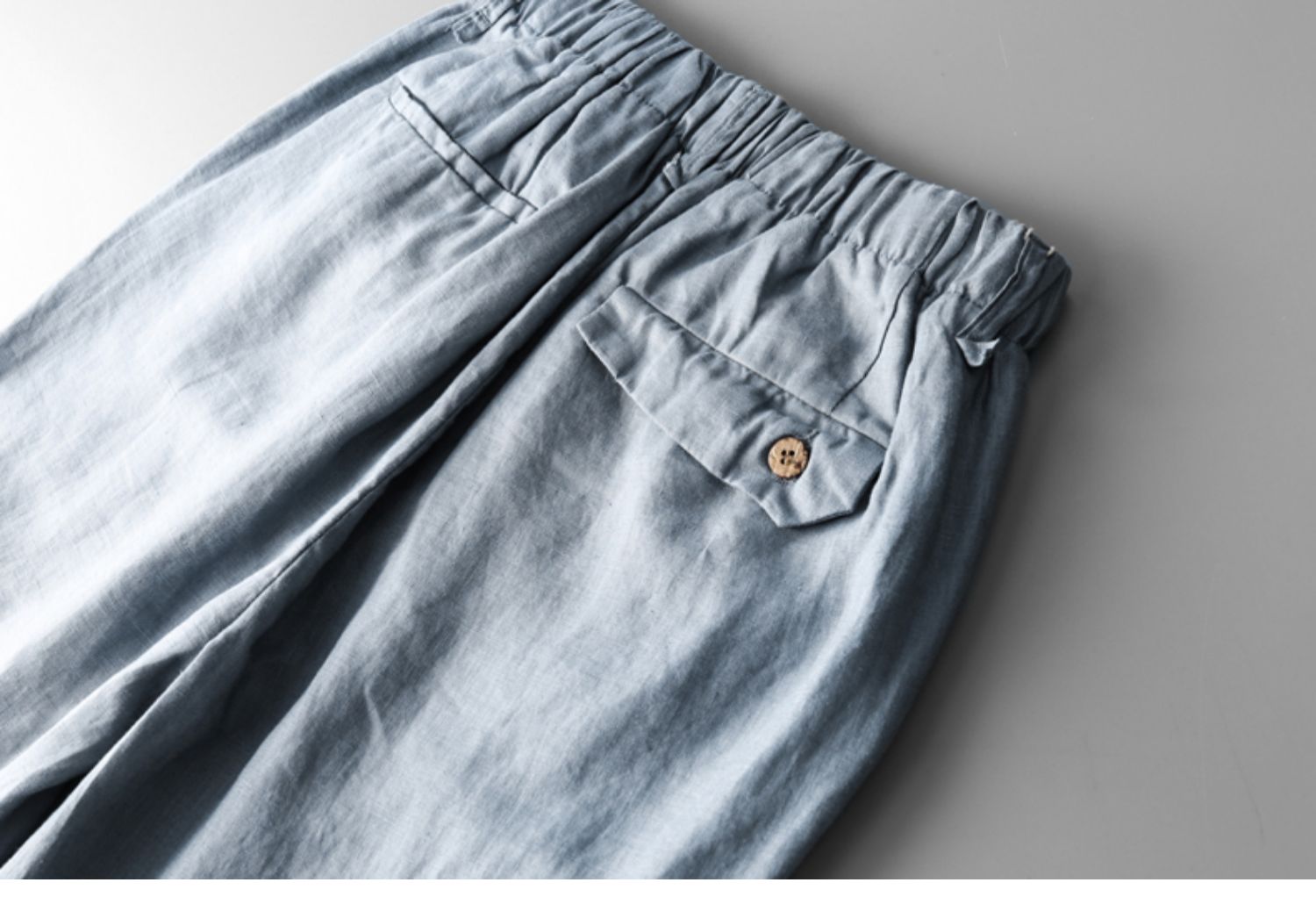 Mùa hè 2019 nam mới lanh quần linen chân lỏng quần cotton kích thước lớn quần linen lanh quần thường - Crop Jeans sịp nam