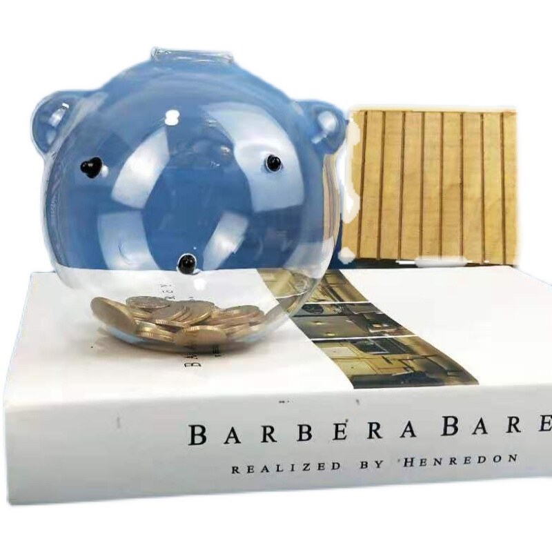 Transparent Deposit Money Jar Can Take Out Creative Glass Deposit Cartridges Superior Ins Wind Big zero Money pot Deposit Coins