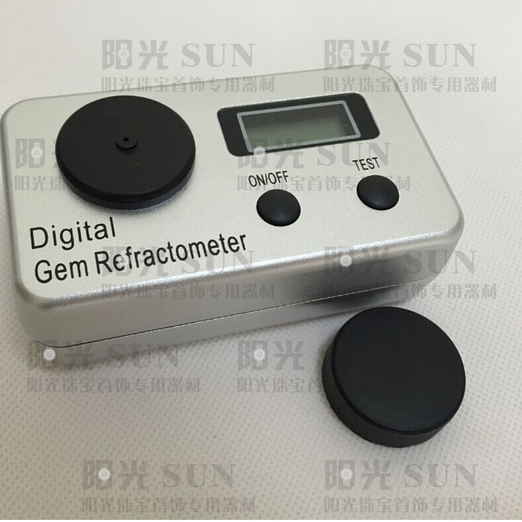 New gem digital refractive instrument jewelry detection instrument Emerald jade refractive index test without oil