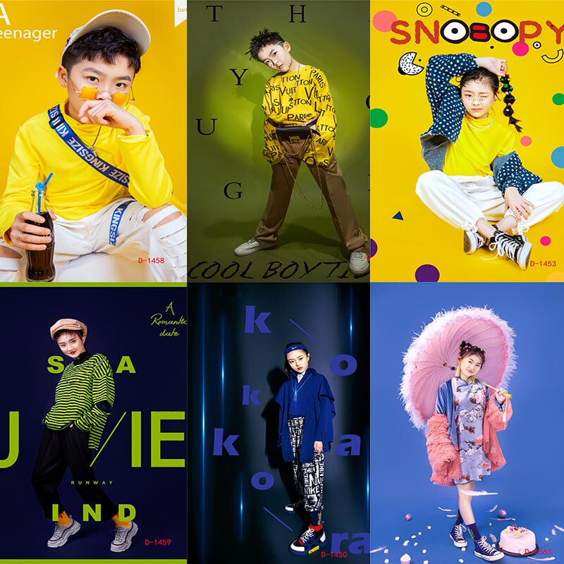 Children's photography clothing set Big child 12-15 years old female big child photo studio Art photo exhibition New