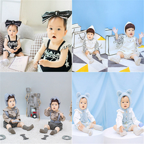 Children Photography Themed Clothing Full Moon Studio 100 Days Photos The Babys Birthday Photos Art Photos Costumes Props