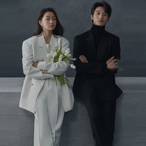 New studio theme clothing Hong Kong style couple fashion photo studio photography photo street photography Travel casual clothing