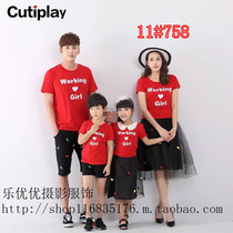 2016 new Korean version of childrens photography clothing wholesale photo studio parent-child clothing family portrait a family of four photo photos