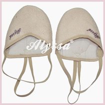 Rhythmic gymnastics shoes for women indoor professional dance ballet practice shoes leather dance half-palm shoes half-cut shoes half-foot shoes