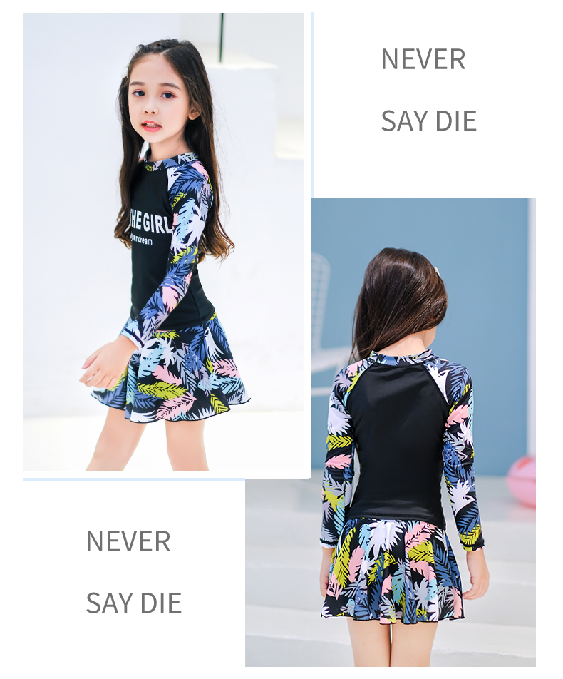 Đồ bơi trẻ em Cô gái Váy Chia Váy Đồ bơi Hàn Quốc Big Boy Thể thao Công chúa dễ thương Đồ bơi mùa xuân nóng - Bộ đồ bơi của Kid đồ bơi trẻ em quần rời