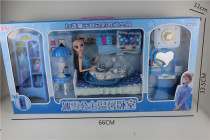 Dream gift box dressup Children princess doll furniture Bed wardrobe High heels fashion bedroom fashion princess