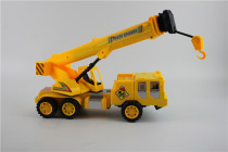 Children large engineering truck crane crane inertial crane Childrens drop-resistant toy car boy model 3C certification