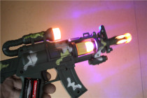 Childrens toy gun flash sound and light electric gun Toy pistol Boy flash electric gun