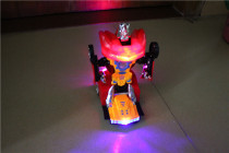 Electric universal deformation Lamborghini car automatic robot boy child toy car model