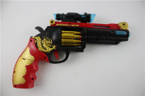 New electric pistol toy dragon pistol luminous sound with vibration toy pistol Super cool boy toy gun