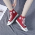 Giày cotton toàn cầu nữ sinh viên 2018 thu đông mới giúp đỡ cao cộng với giày vải nhung ấm áp Hàn Quốc Harajuku ulzzang