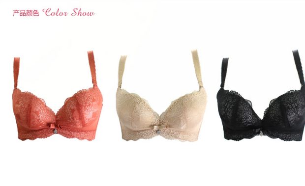 Dai Zhiti quầy xác thực áo ngực mới điều chỉnh thu thập ren để nhận sữa trong đồ lót cốc dày D15918 - Strapless Bras áo lót nữ mút dày