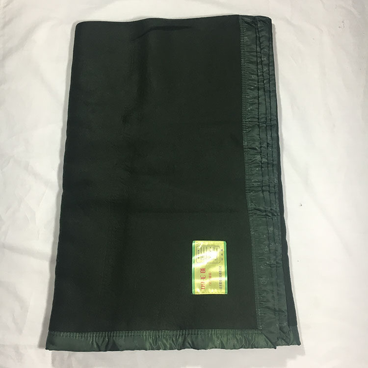 New 09 blankets wool blanket utility Clothing Blanket summer air conditioning Blanket Special Olive Green