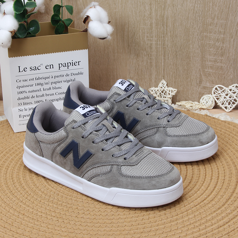 Official Nb Men's Shoes, New Summer Model, Breathable 303 Sneakers, Classic Breathable Mesh N-Shaped Shoes, Sports Casual Shoes for Women